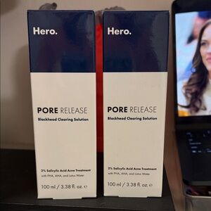 Set of 2 Hero Pore Release Blackhead Clearing Solution